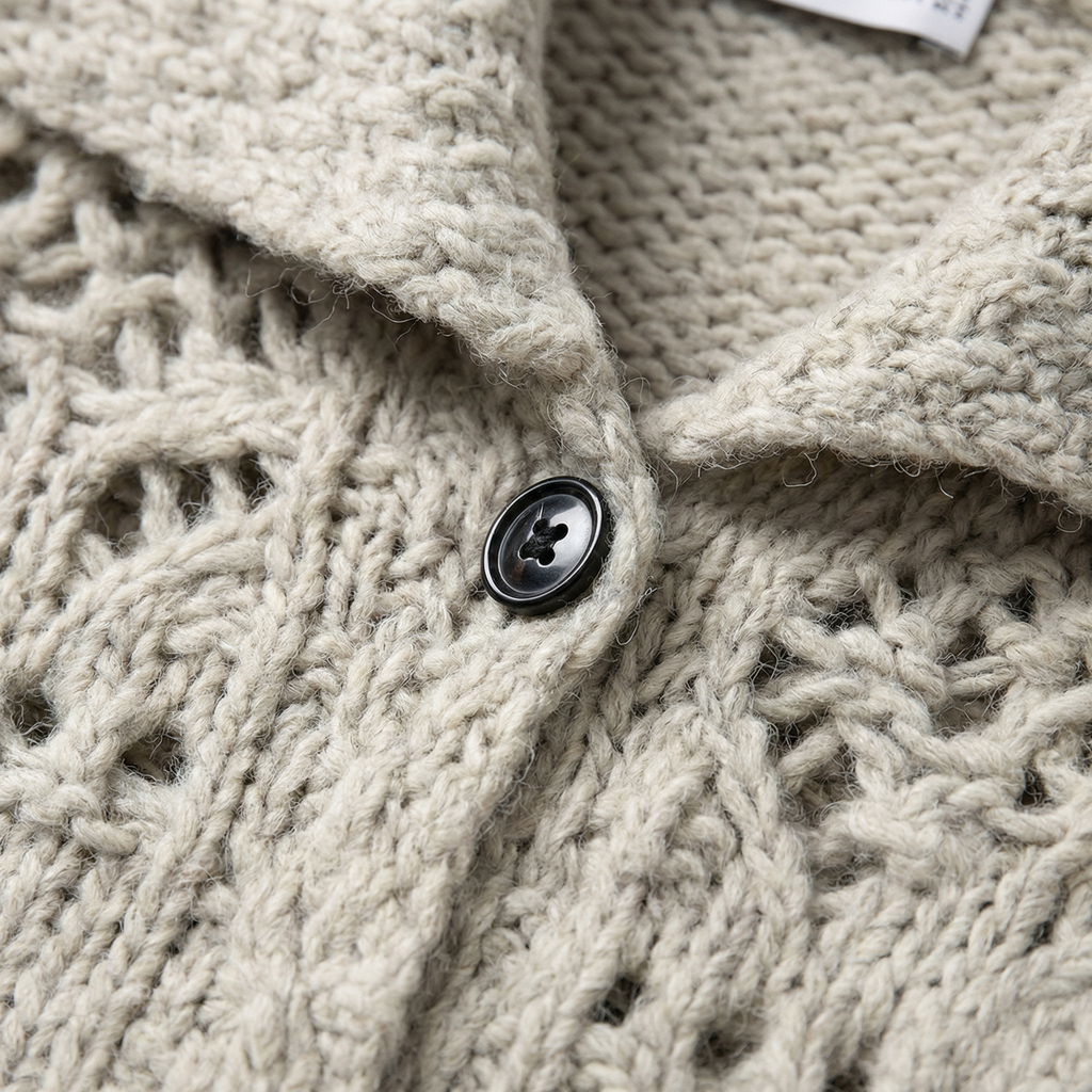 Vilnius Merino Wool Cardigan