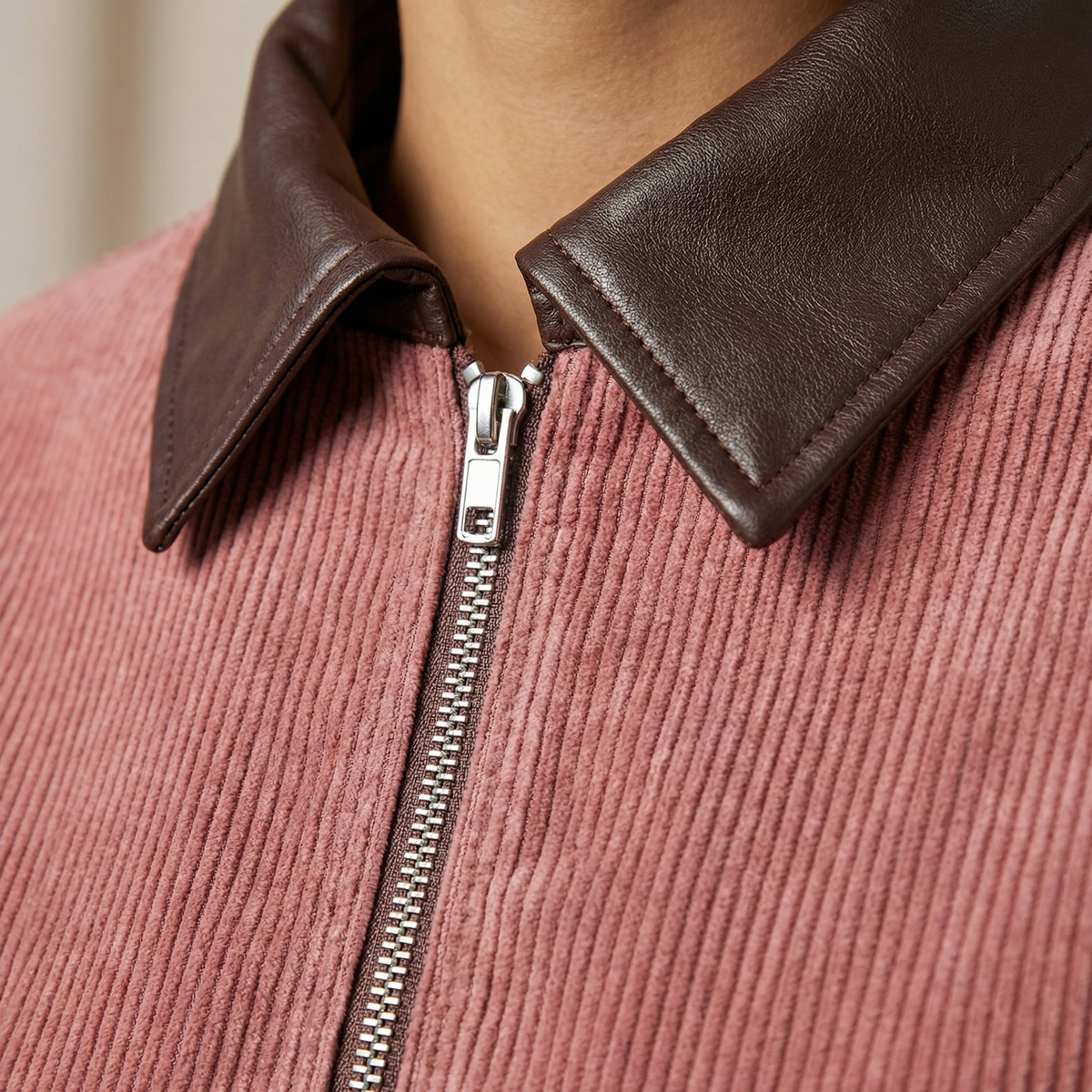 Catania Corduroy Zipper Jacket
