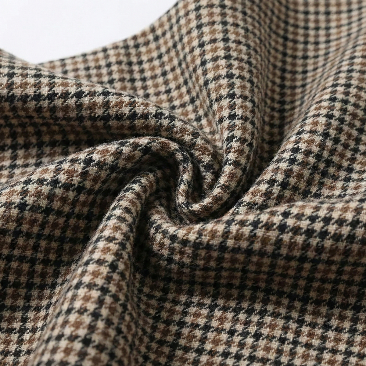 Penelope Check Turtleneck Coat