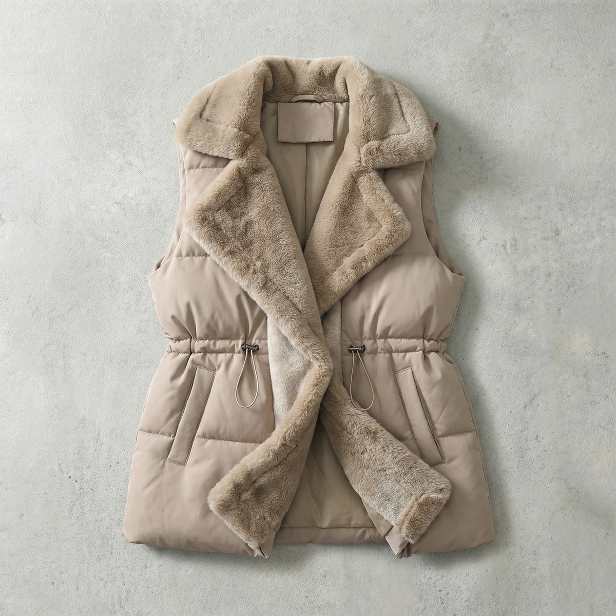 Rimini Faux Fur Quilted Vest