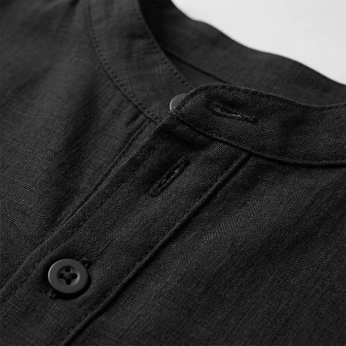 Portofino Cotton Linen Henley Shirt