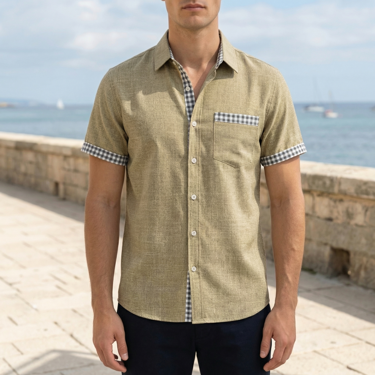 Monaco Casual Linen Shirt