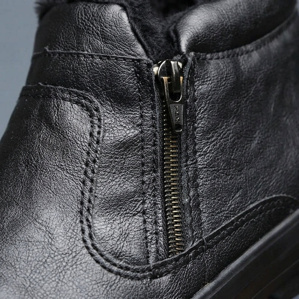 Hiro Leather High Top Boots