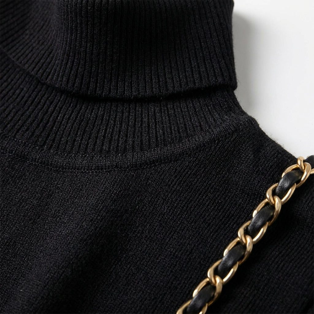 Parisian Turtleneck Dress