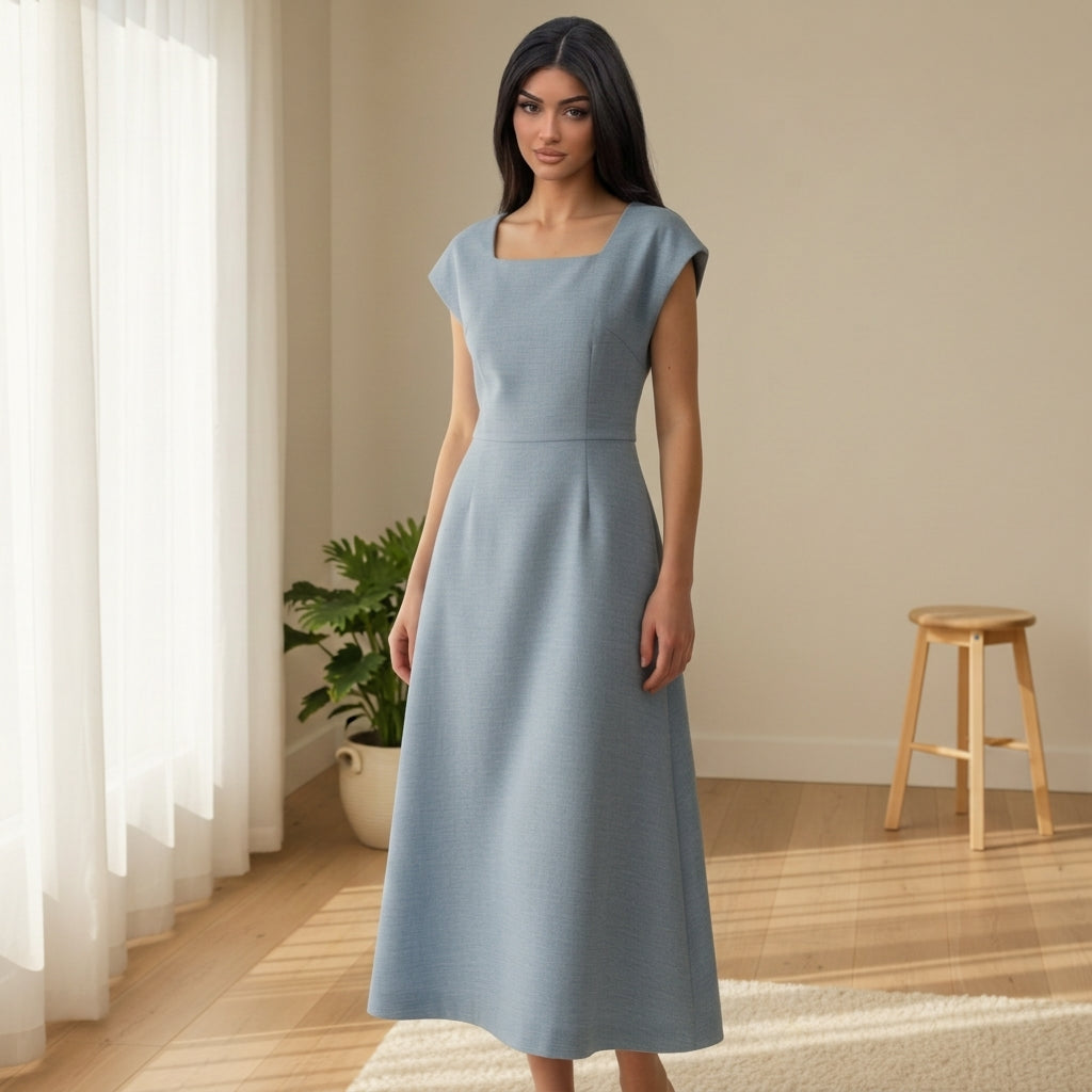 Penelope Lace-Up Spaghetti Strap Dress