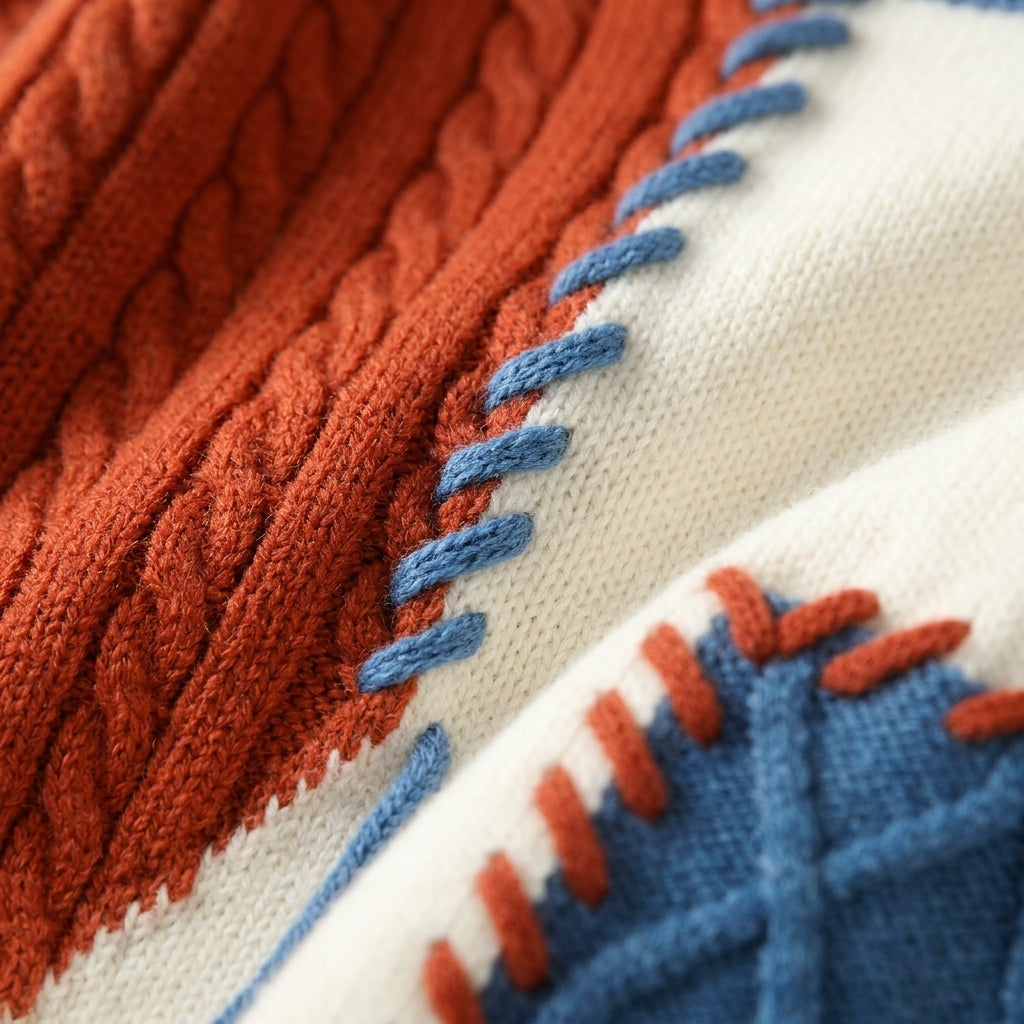 Noirion Patchwork Sweater