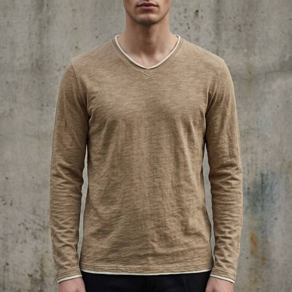 Velan Classic Fit Cotton Long Sleeve Shirt