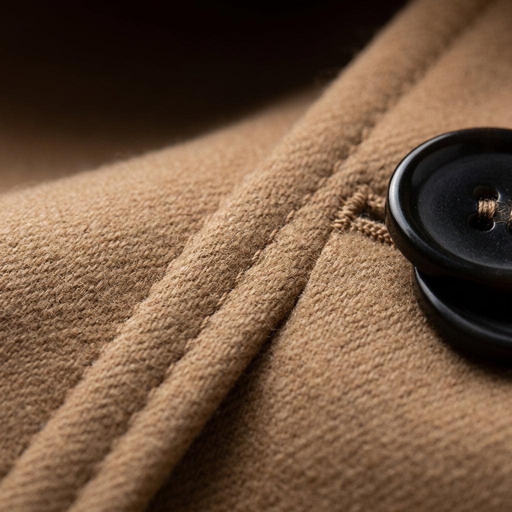 Ismerae Winter Coat with Buttons and Belt