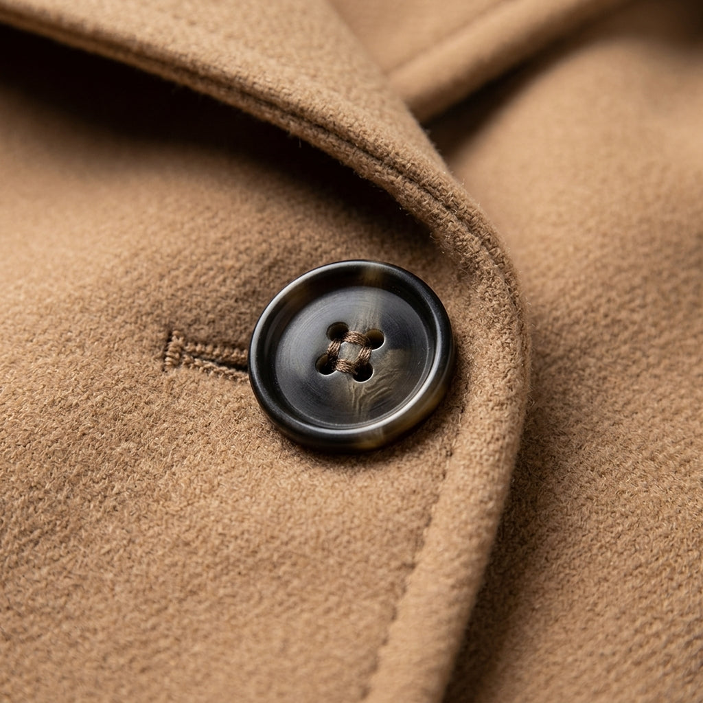 Ismerae Winter Coat with Buttons and Belt