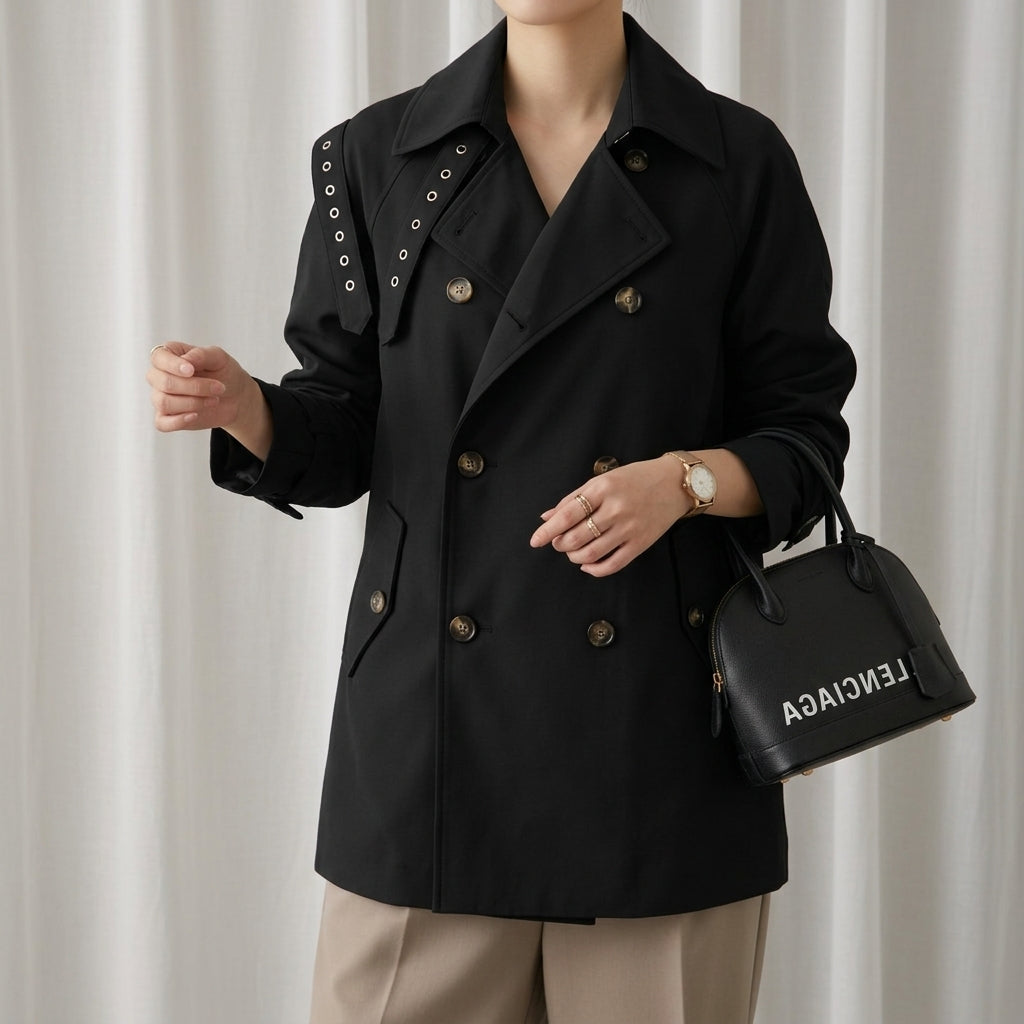 Verona Trench Coat with Hood