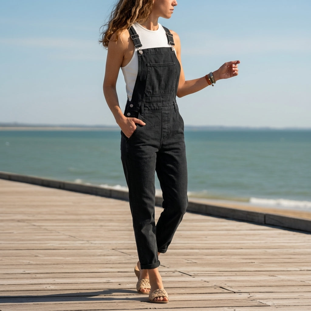 Moxienne Denim Overalls