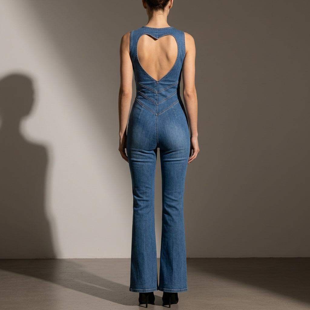 Mavrelle Backless Bodycon Jumpsuit