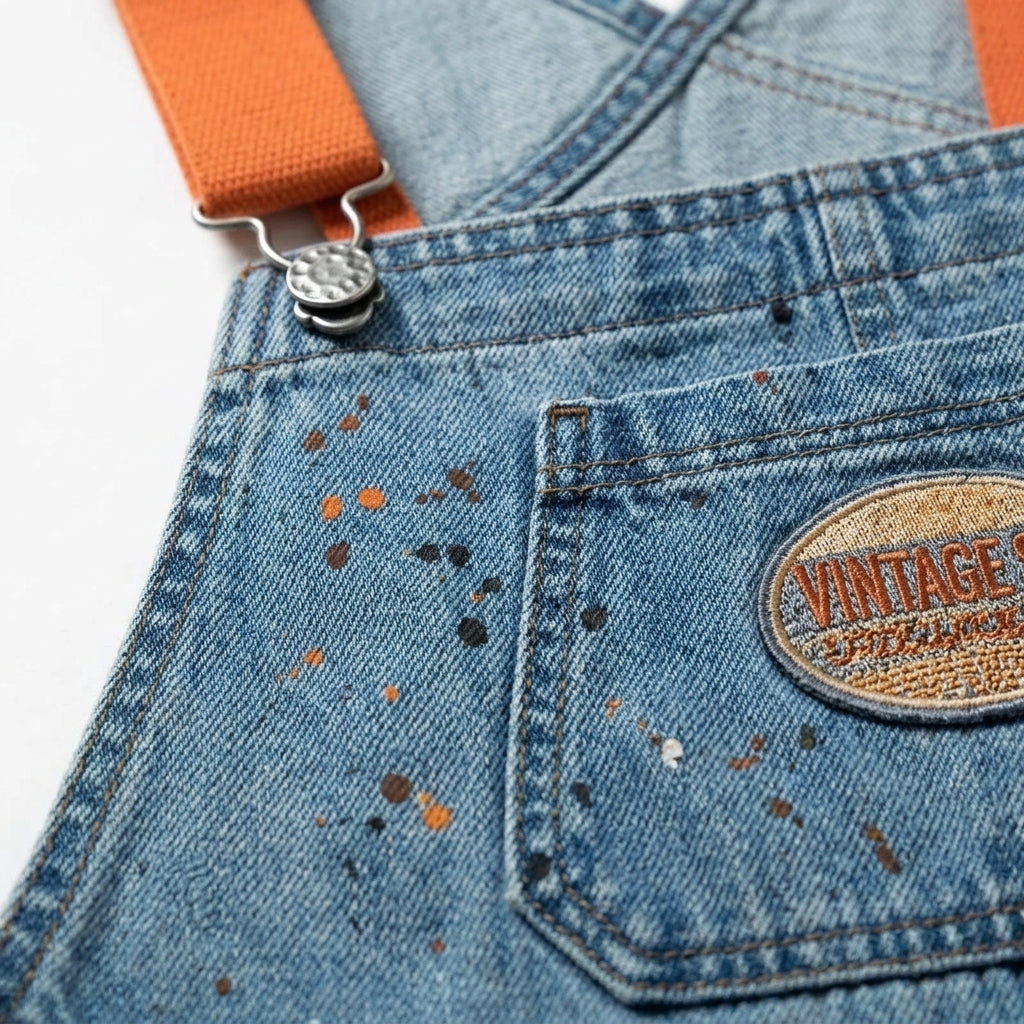 Fynovelle Denim Strap Jumpsuit