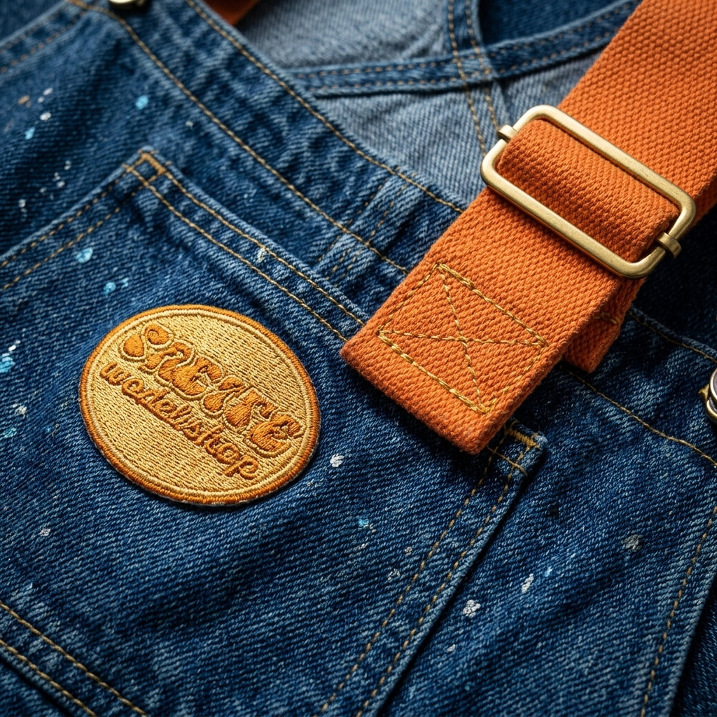 Fynovelle Denim Strap Jumpsuit
