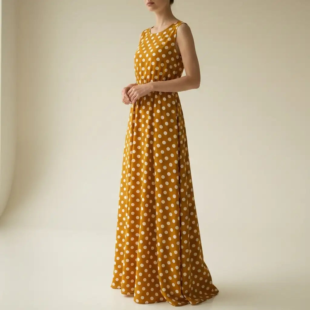 Capri Dot Midi Dress