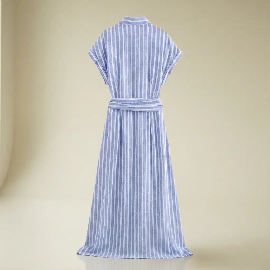 Capri Striped Shirt Dress