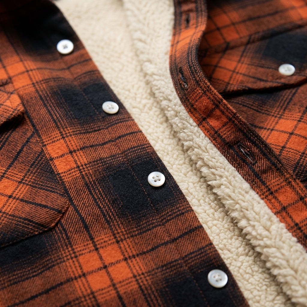 Santander Sherpa Lined Shirt Jacket