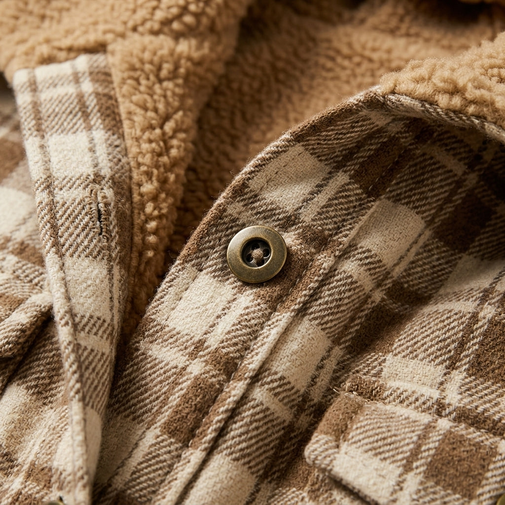 Sete Hooded Sherpa Shacket