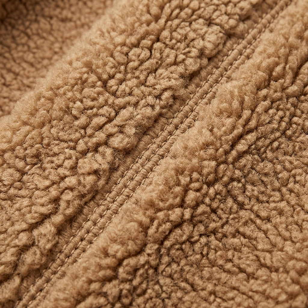Leros Oversized Teddy Long Coat
