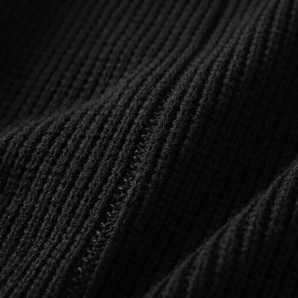 Cassis Ribbed Knit Crew Sweater