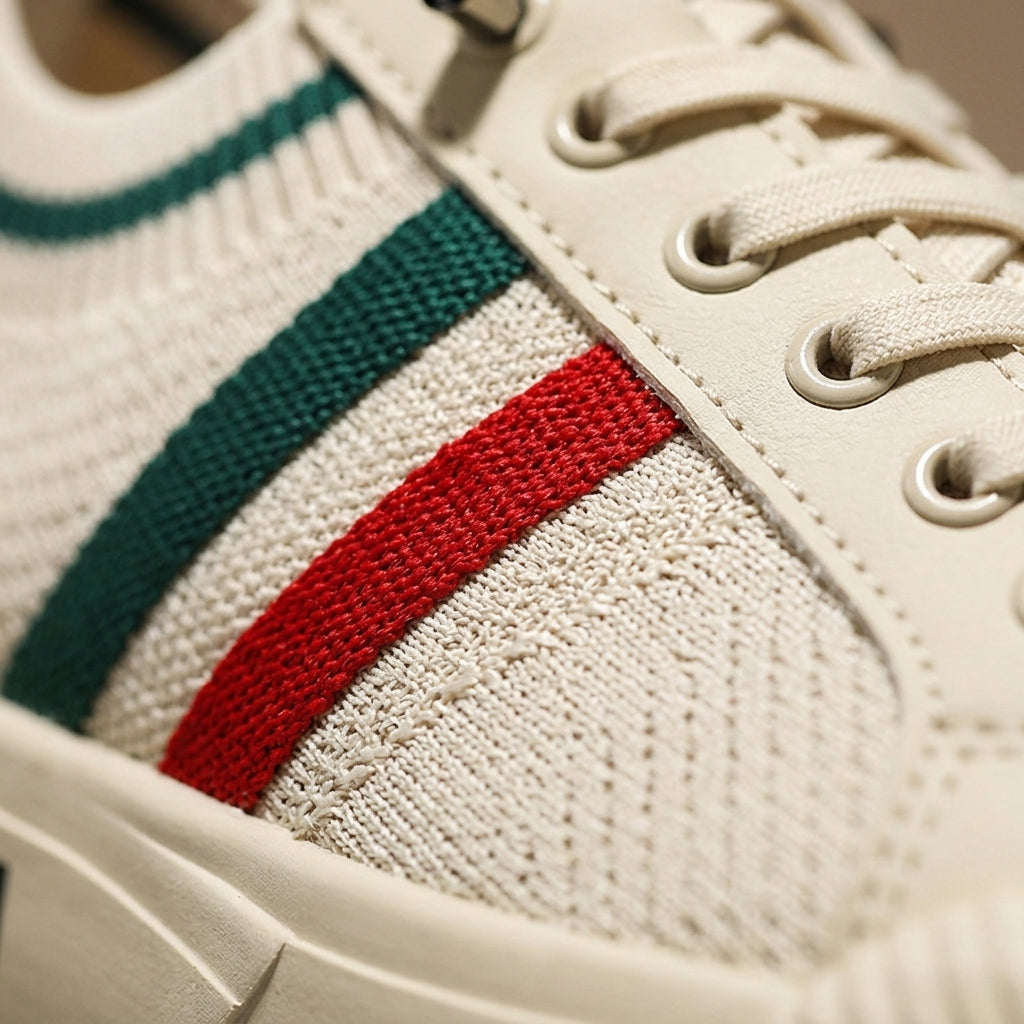 Kalymnos Knit Lace-Up Sneakers