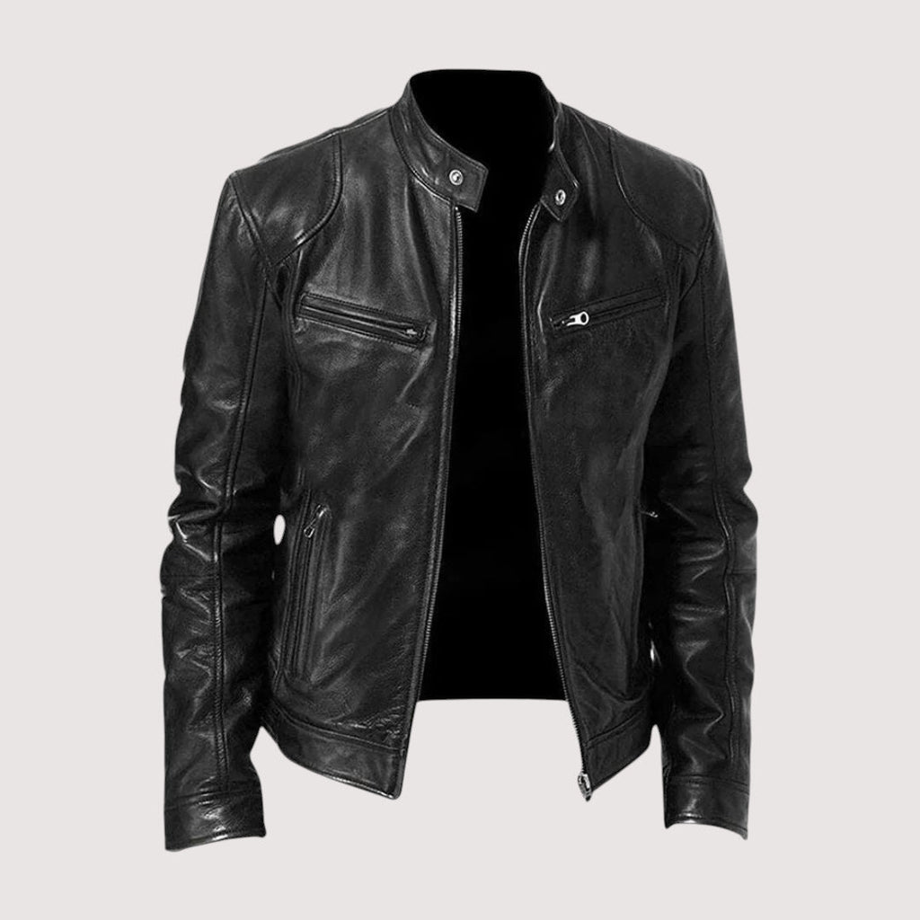 ELEGANT LEATHER JACKET FOR MEN