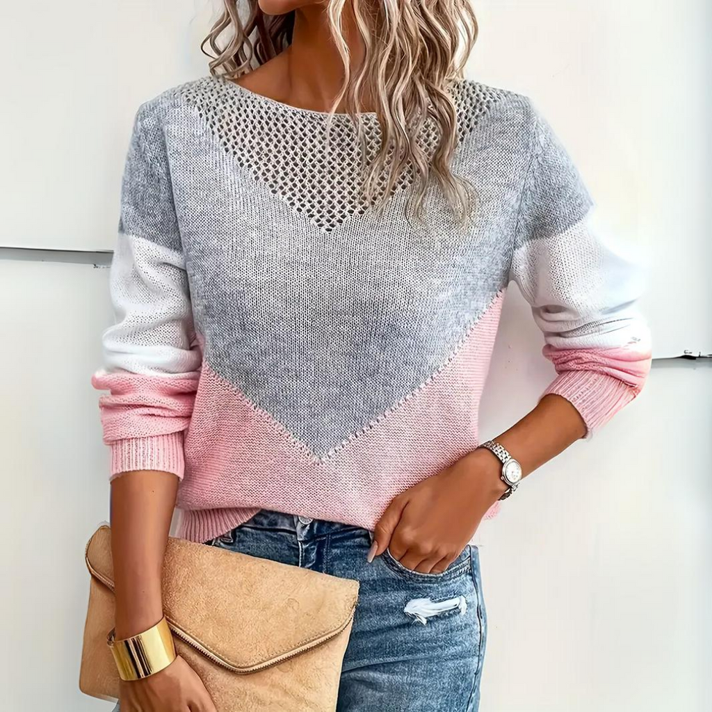 Women's Oversized Casual Sweater – Relaxed Everyday Knit Sweater