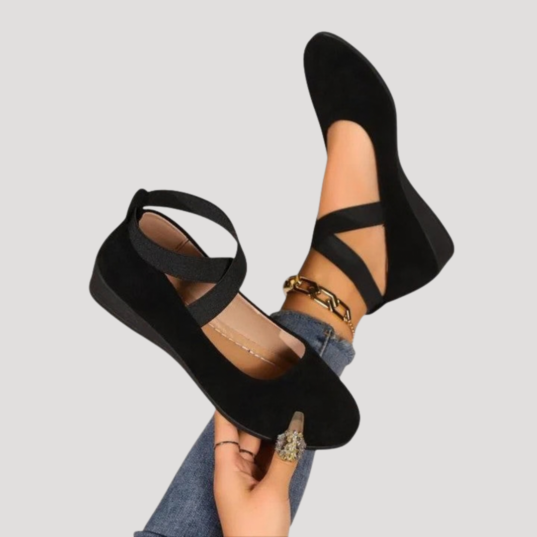 Montarello Women's Mary Jane Comfort Wedge Shoes