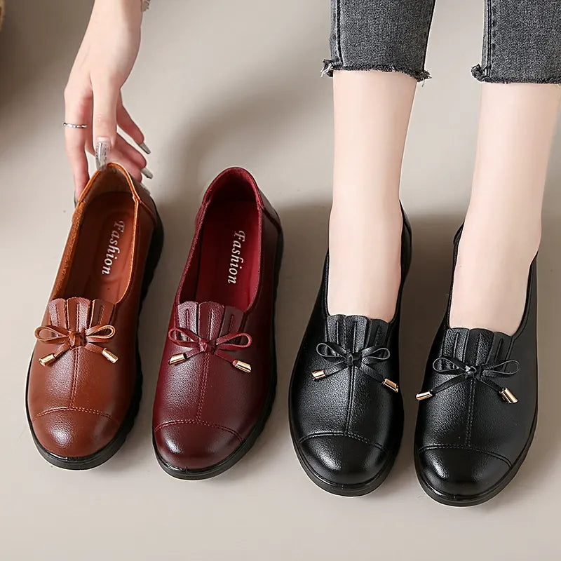 Paisley - Elegant Leather Loafers