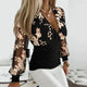 Black with Flower