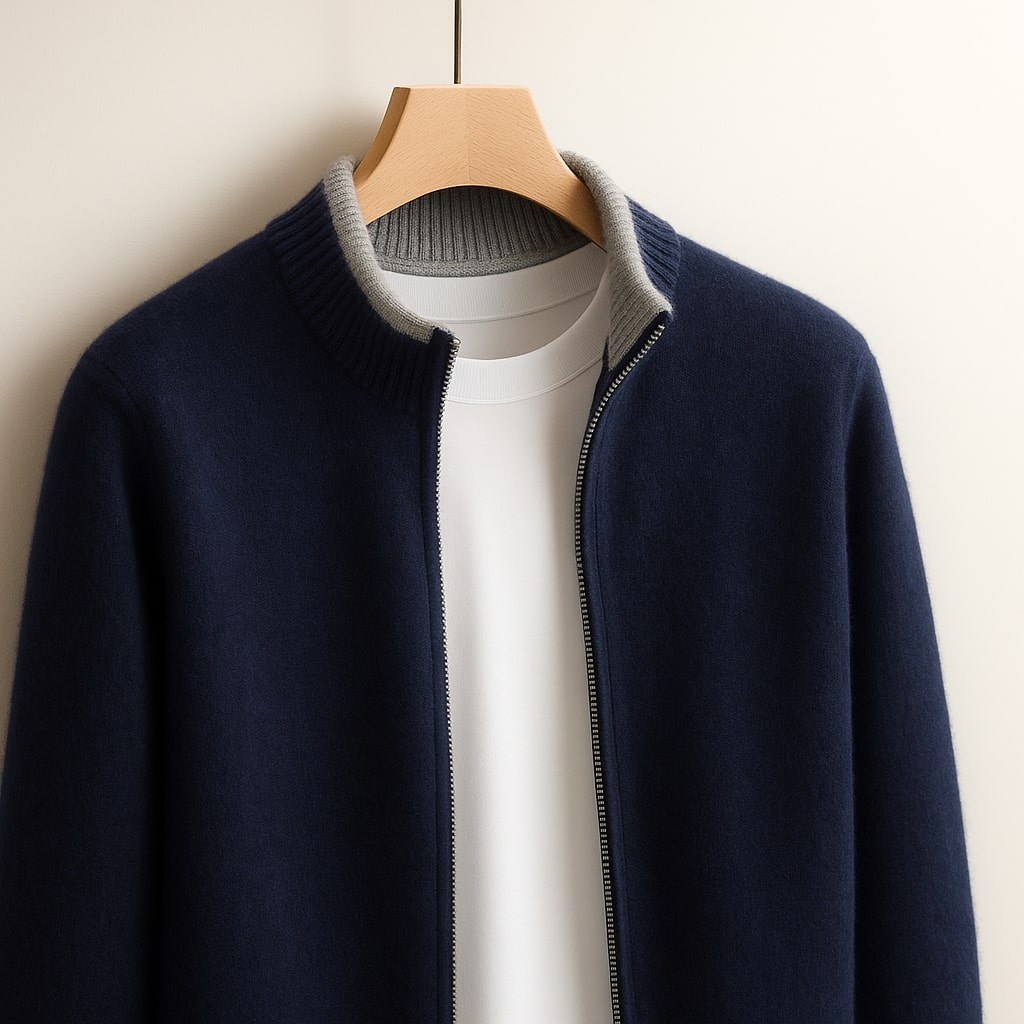 MEN'S ZIP SWEATER