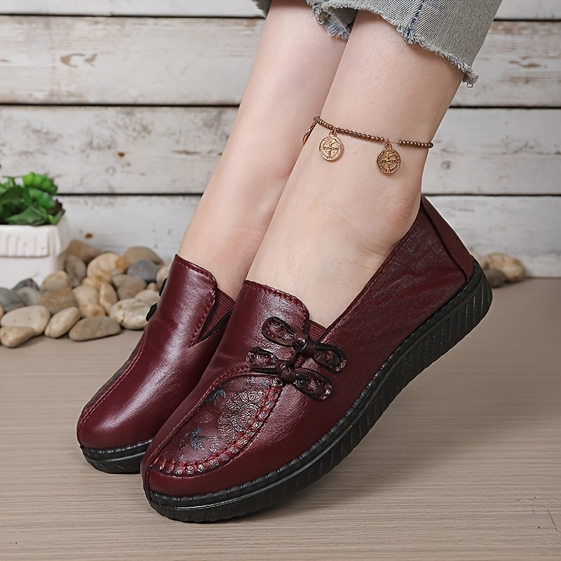 Women's Slip-On Loafers with Cushioned Sole