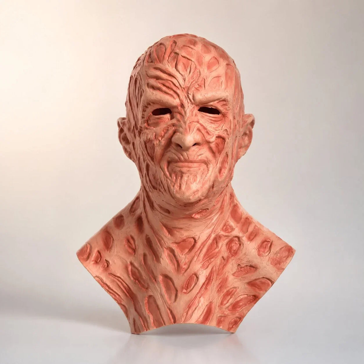 Halloween's Adult Horror Costume Mask | Scarred Design with Gloves
