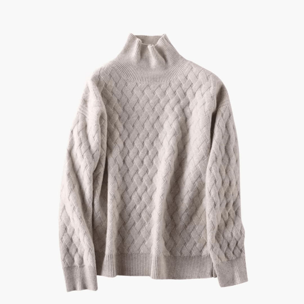 Cozy Oversized Turtleneck Sweater – Chic & Warm for Women