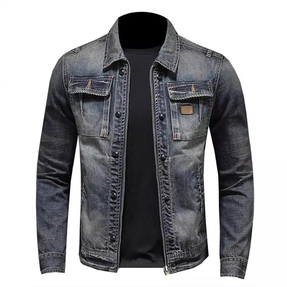 ELEGANT DENIM JACKET FOR MEN