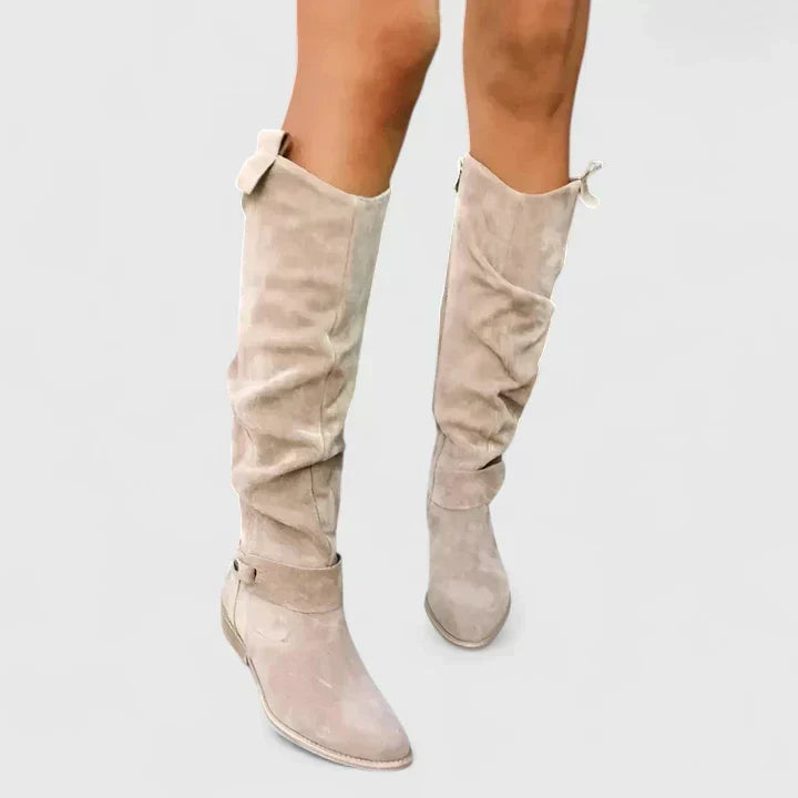 Women's Orthopedic Boots with Gel-Filled Sole and 4 cm Heel
