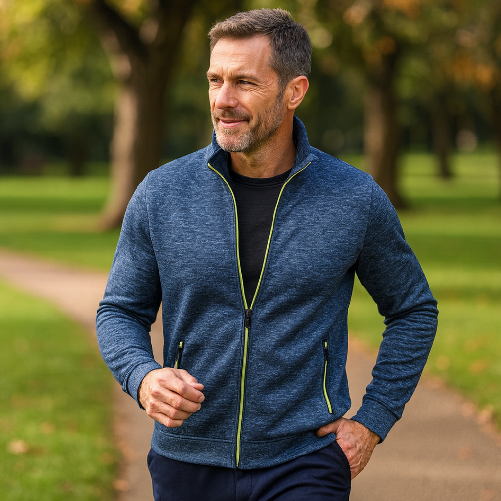 Clint – Classic Zip-Up Knit Jacket