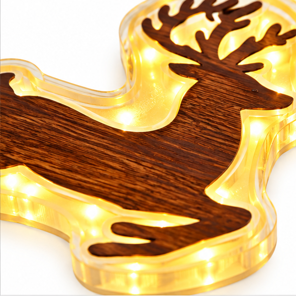 Glowpine – Self-Adhesive 3D LED Christmas Wall Decorations