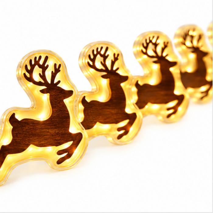 Glowpine – Self-Adhesive 3D LED Christmas Wall Decorations