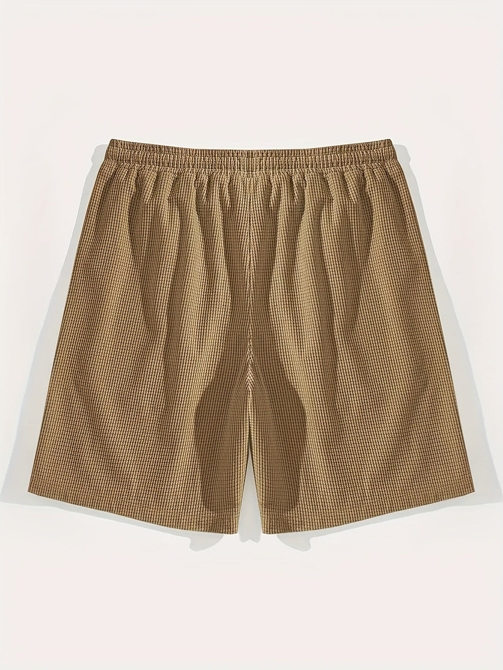 Montarello Men's Textured Drawstring Casual Summer Shorts