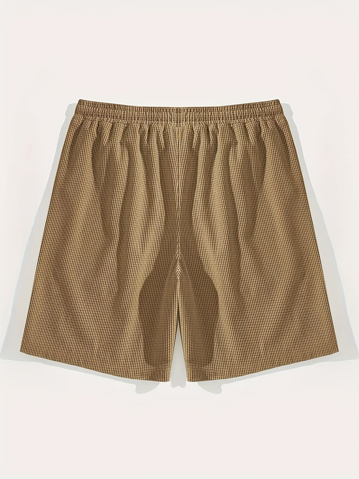 Montarello Men's Textured Drawstring Casual Summer Shorts
