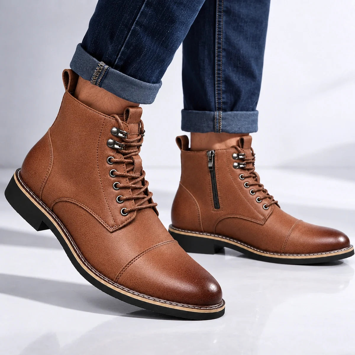 Dunbar Cap Toe Boots