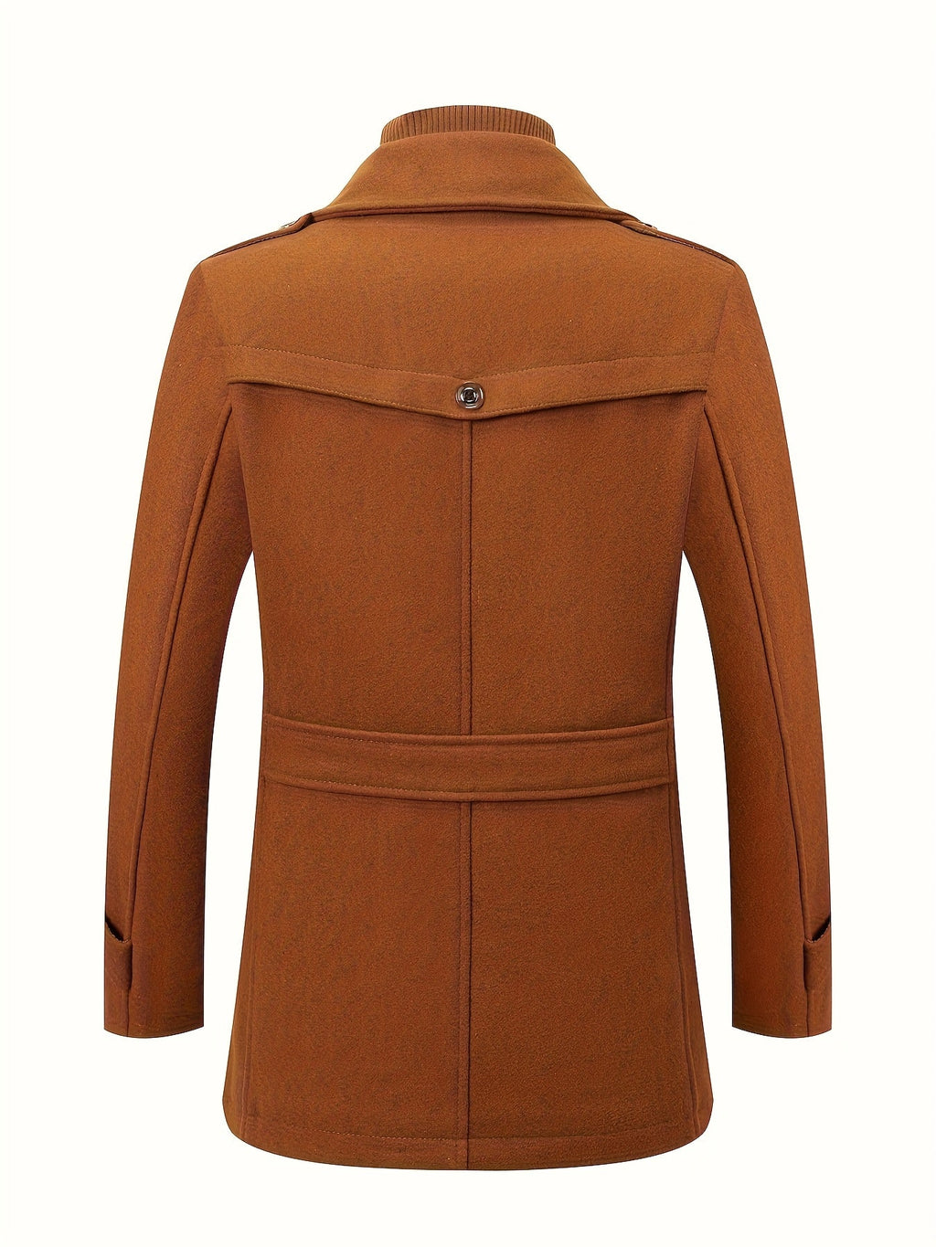 TWEED WOOL COAT FOR MEN