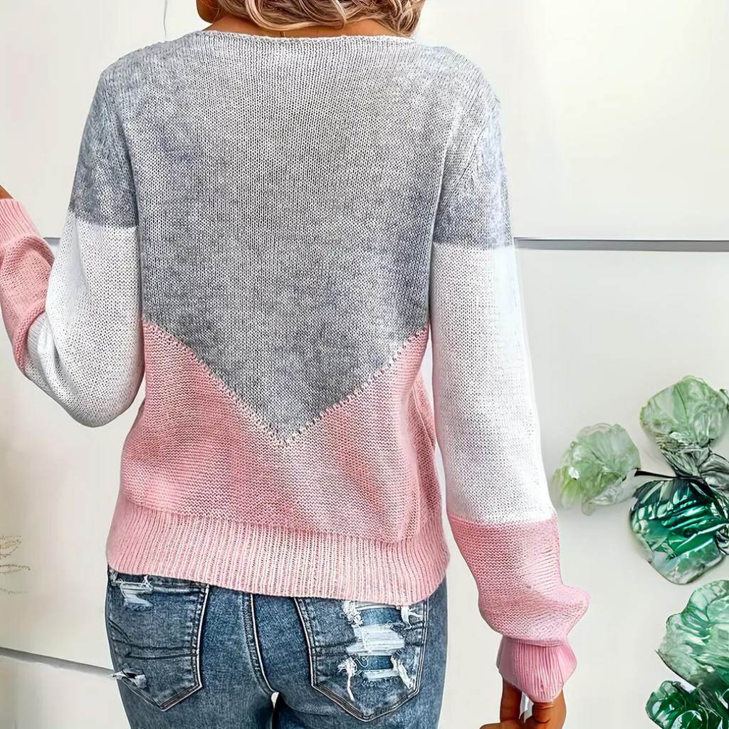 Women's Oversized Casual Sweater – Relaxed Everyday Knit Sweater