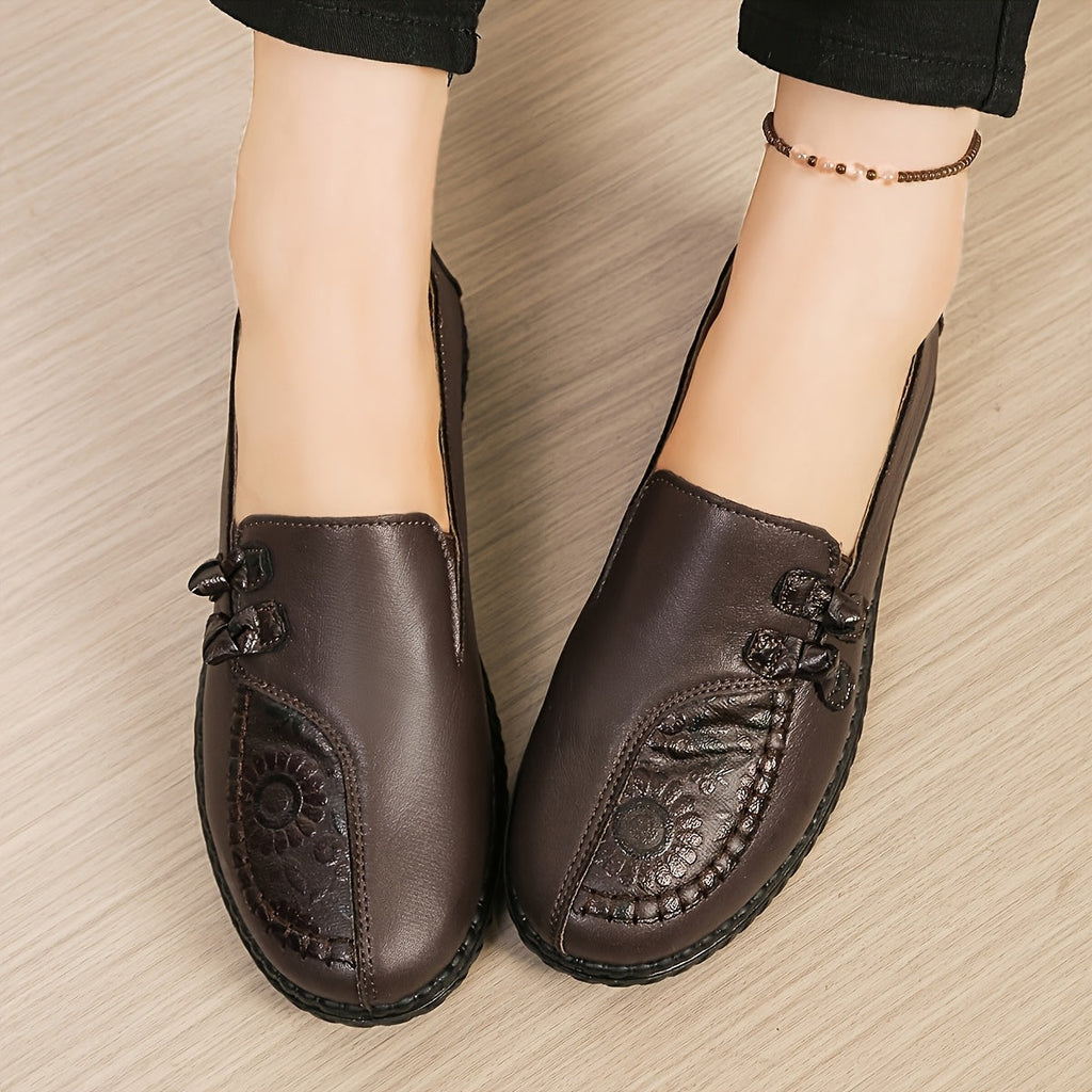 Women's Slip-On Loafers with Cushioned Sole