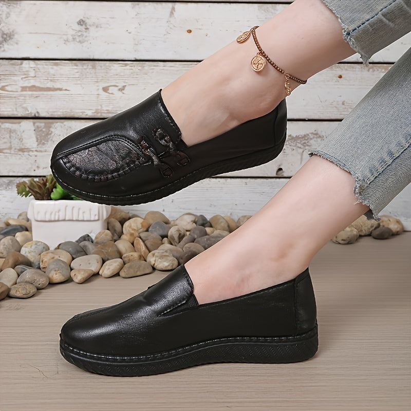 Women's Slip-On Loafers with Cushioned Sole