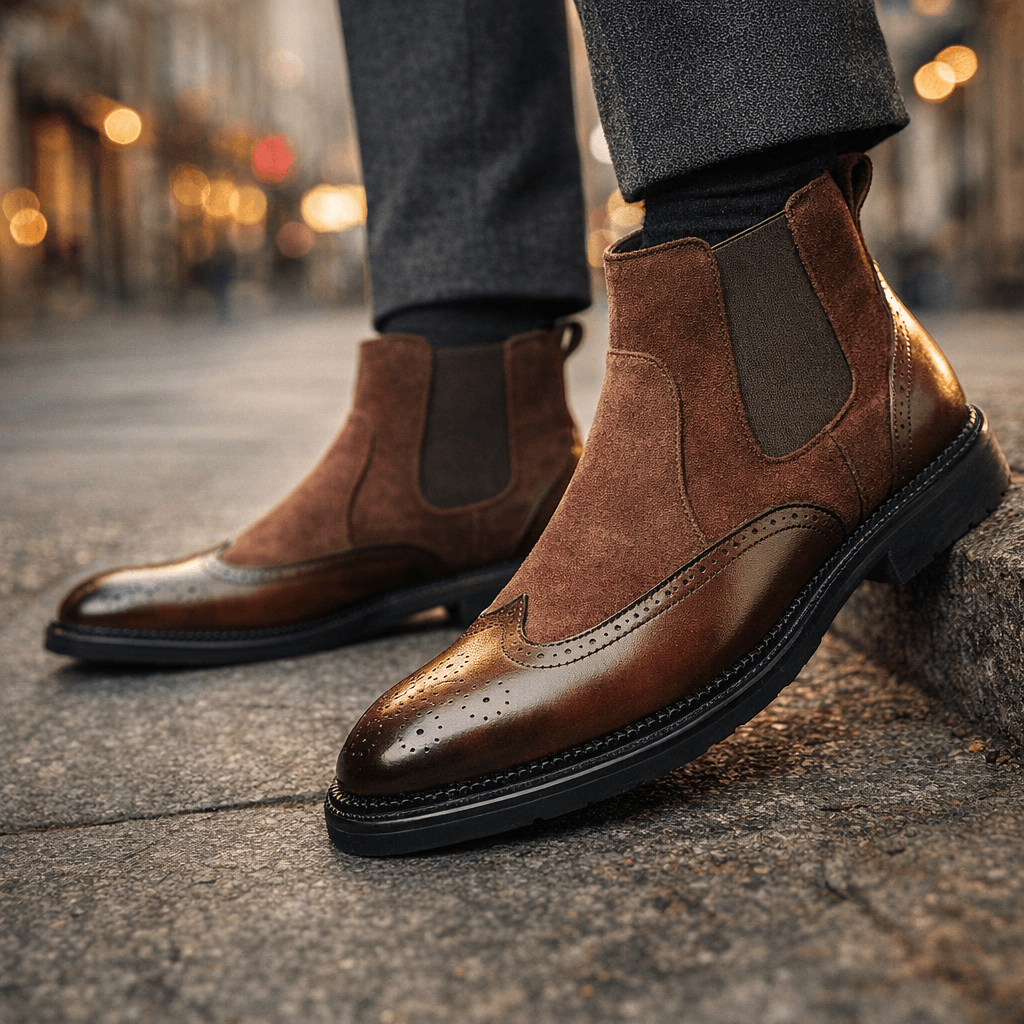 Ravello Suede Leather Boots