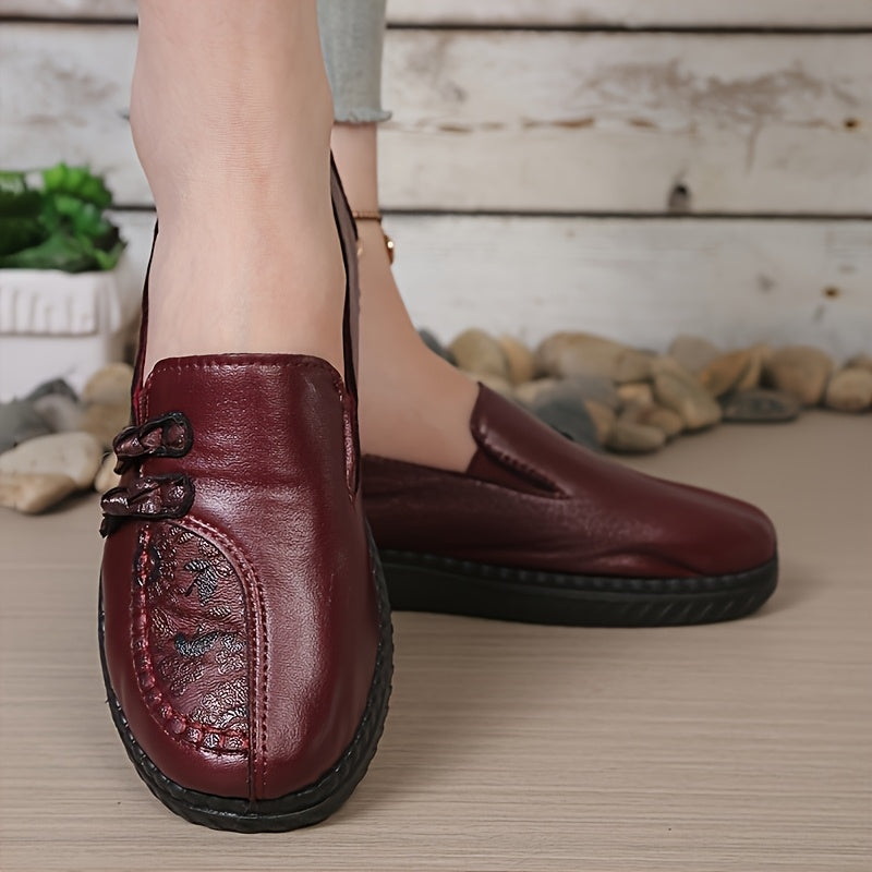 Women's Slip-On Loafers with Cushioned Sole