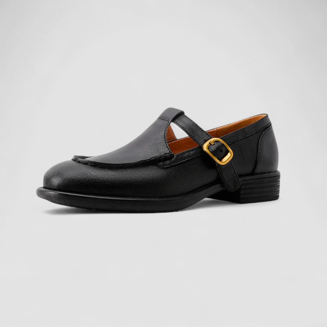 Women's Orthopedic Mary Jane Shoes with Square-Toe and T-Strap