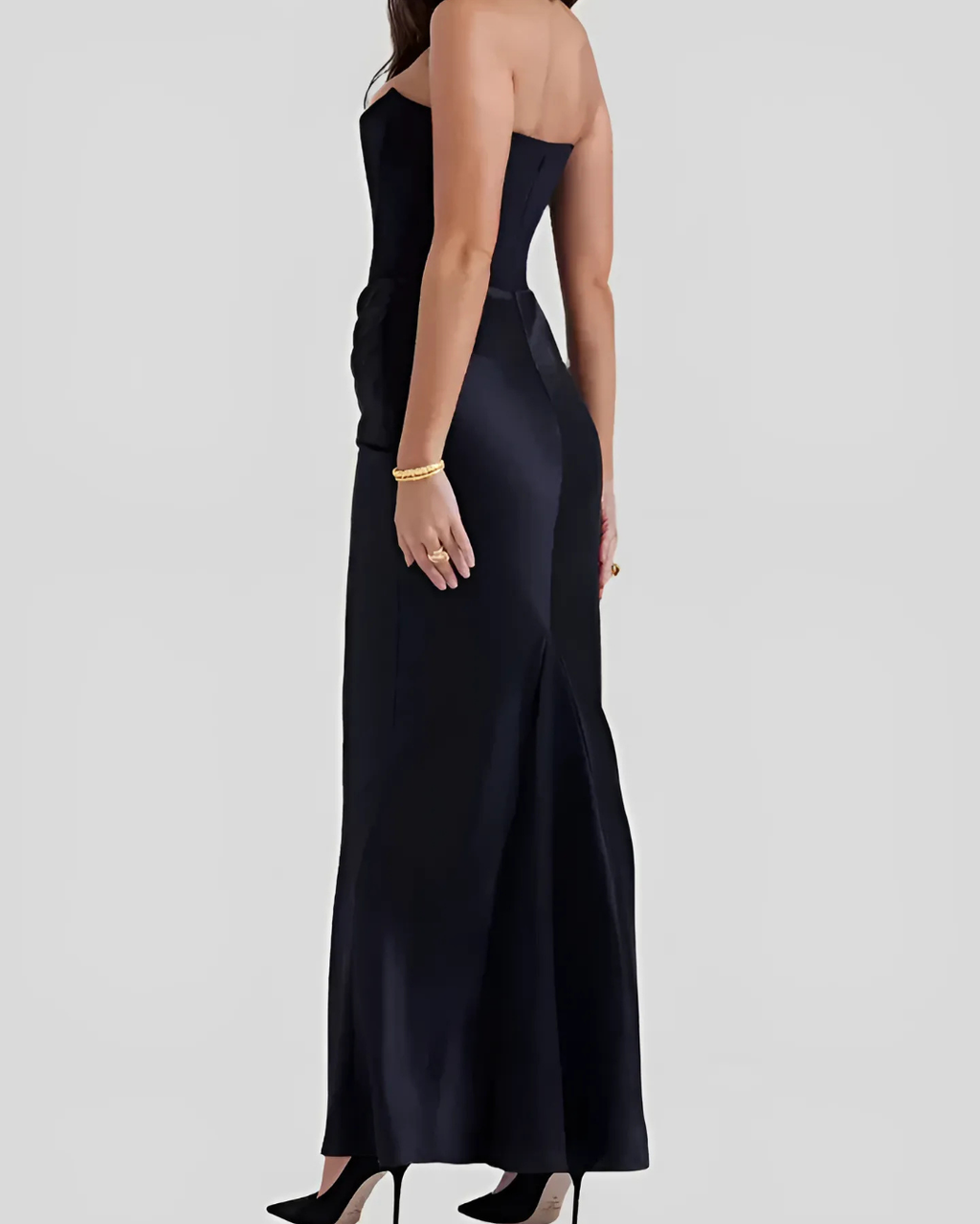 Claire | Women’s Wedding Guest Draped Maxi Dress